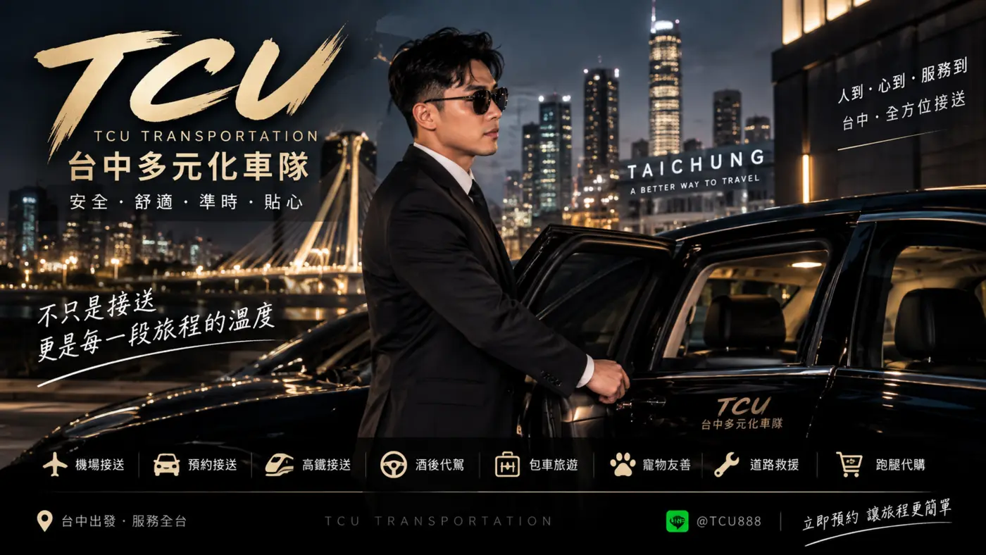 TCU 台中專業接送服務