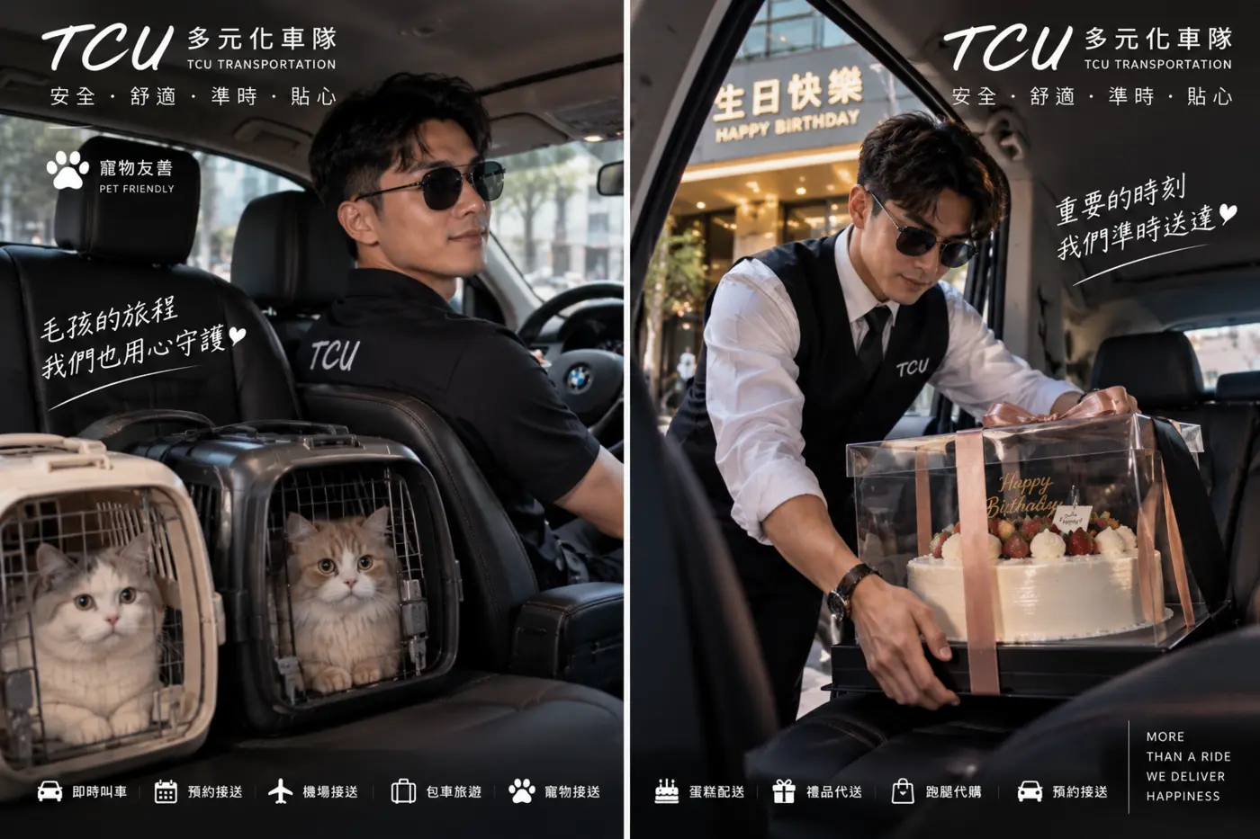 TCU 寵物接送服務